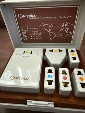 Vintage Norelco TK1 International Travel Kit Electrical Conversion